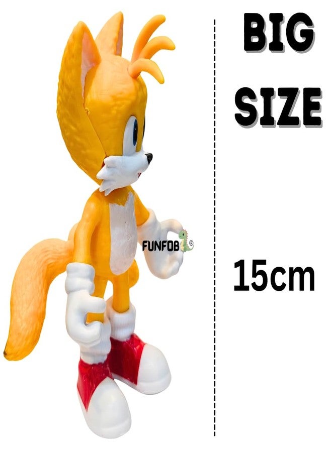 FUNFOB Game Cartoon Action Figure Height-15cm Collectible for Fans PVC Multicolour | So-nicc Orange Tail - Image 5